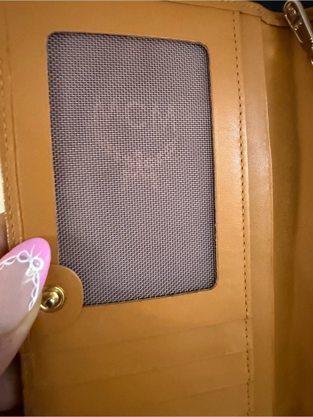 MCM Dark Brown Logo-Print Wallet